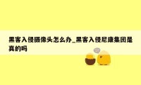 黑客入侵摄像头怎么办_黑客入侵尼康集团是真的吗