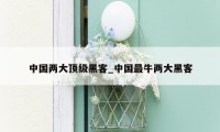 中国两大顶级黑客_中国最牛两大黑客