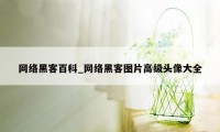 网络黑客百科_网络黑客图片高级头像大全