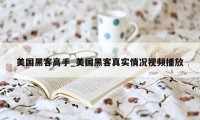 美国黑客高手_美国黑客真实情况视频播放
