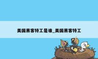 美国黑客特工是谁_美国黑客特工