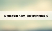 网络加密狗什么意思_网络加加密狗被攻击
