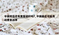 中国现在还有黑客组织吗?_中国最近可能发动黑客战争