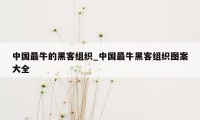 中国最牛的黑客组织_中国最牛黑客组织图案大全