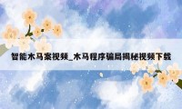 智能木马案视频_木马程序骗局揭秘视频下载