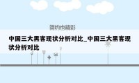 中国三大黑客现状分析对比_中国三大黑客现状分析对比